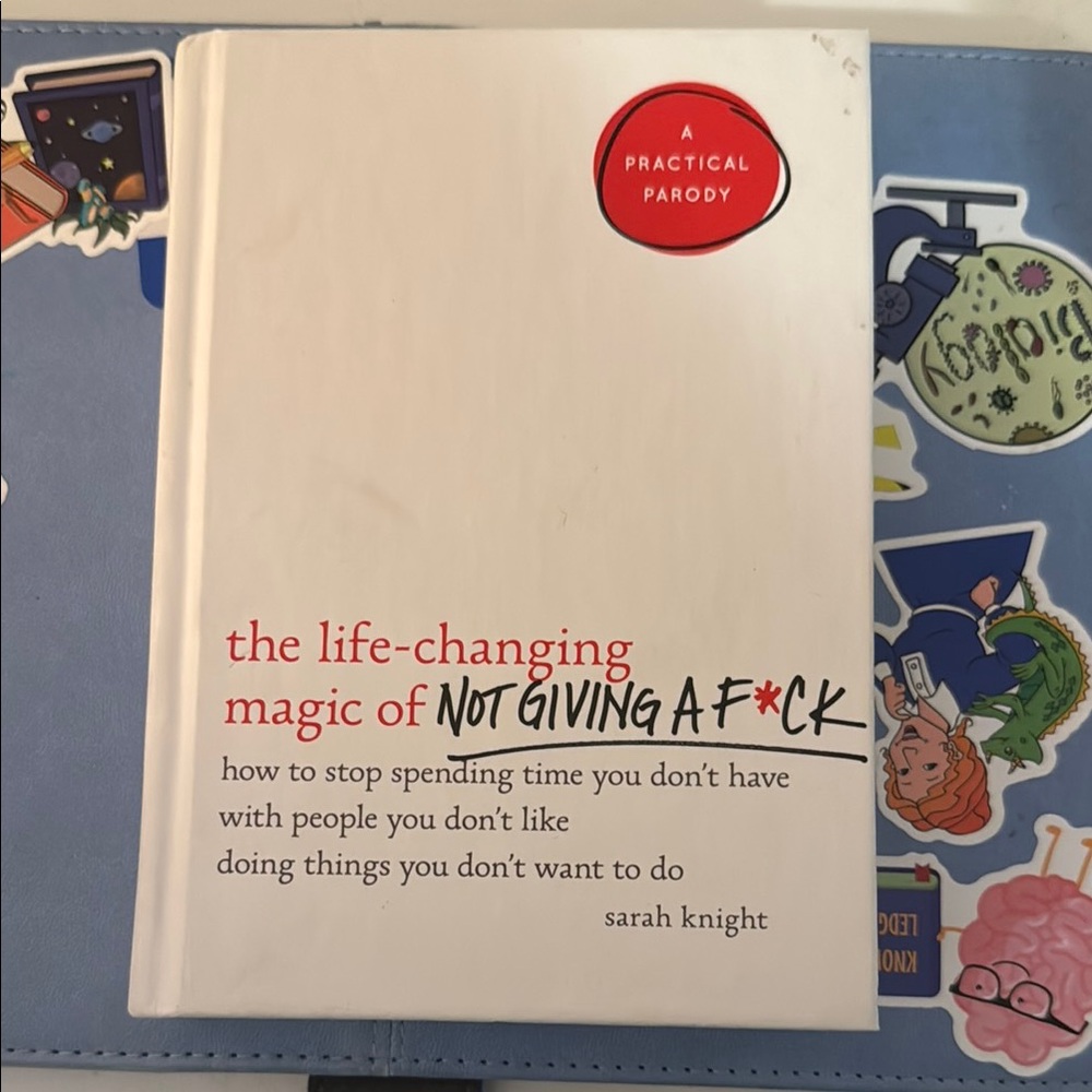 White Hardcover Book by Sarah Knight